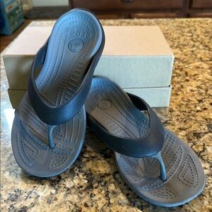 NWOT CROCS All Terrain Gray & Black Sandals